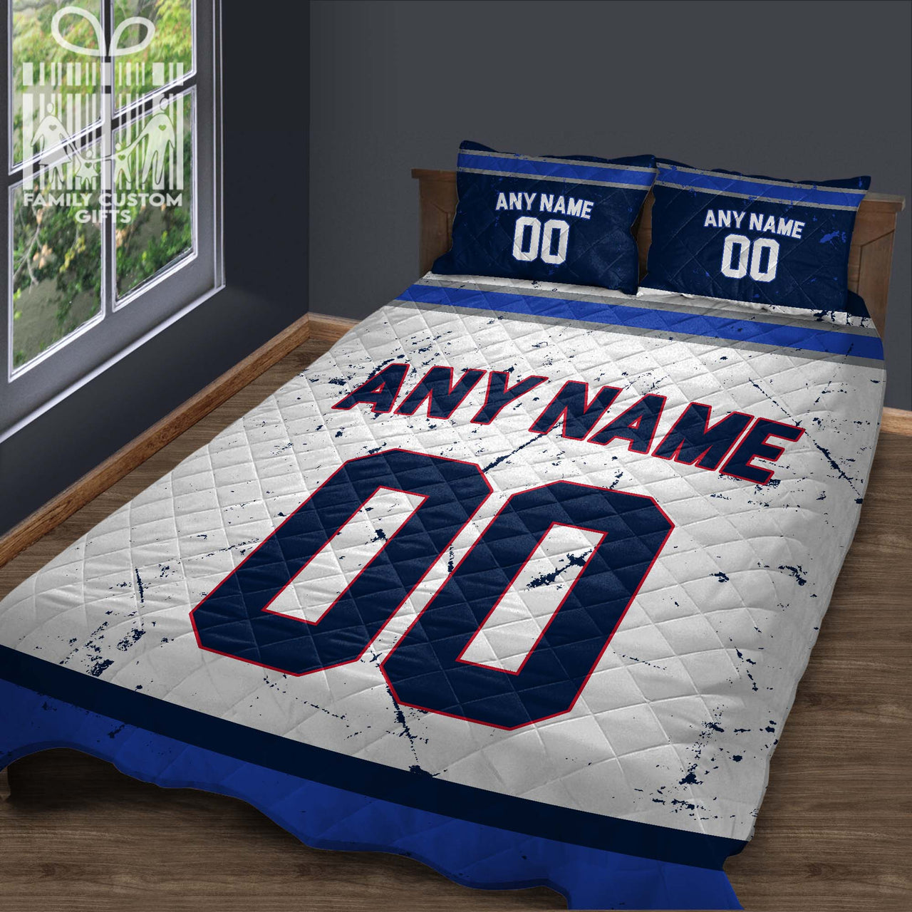 Custom Quilt Sets Winnipeg Jersey Personalized Ice hockey Premium Quilt Bedding for Men Women