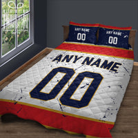 Thumbnail for Custom Quilt Sets Florida Jersey Personalized Ice hockey Premium Quilt Bedding for Men Women
