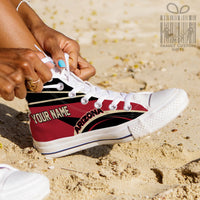 Thumbnail for Arizona Baseball High Top Canvas Shoes for Men Women 3D Prints Fashion Sneakers Custom Shoes