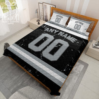 Thumbnail for Custom Quilt Sets Los Angeles Jersey Personalized Ice hockey Premium Quilt Bedding for Men Women