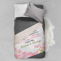 Thumbnail for Personalized Custom To My Gorgeous Girlfriend 04 Fleece Sherpa Blanket Gift For Girlfriend Woman Wife Valentine day