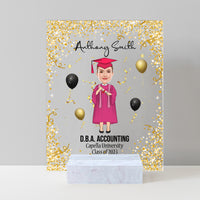 Thumbnail for Graduation Appreciation (Photo Inserted) Acrylic Plaque Personalized Custom Name Gift For Graduate Students, Daughter, Son