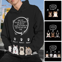 Thumbnail for Dear Cat Mom And Cat Dad Personalized Hoodie 3D All Over Printed Shirt - Birthday, Loving Gift For Cat Lover Cat Owner Cat Mom Cat Dad Dog Mom Dog Dad