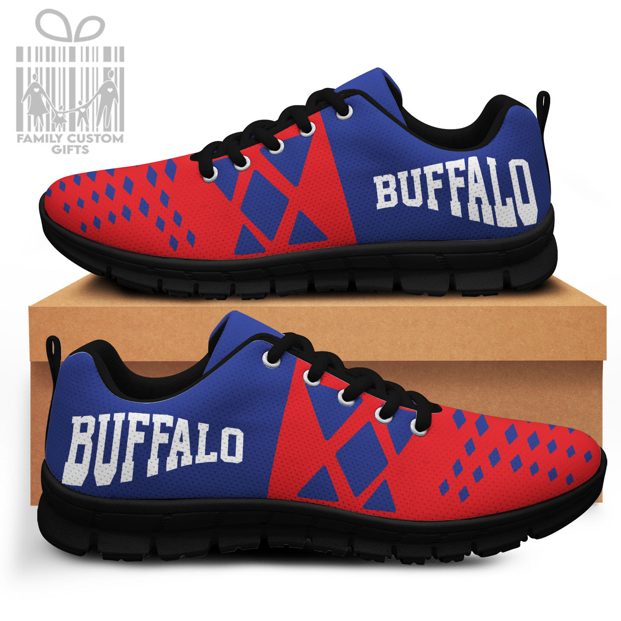 vægt Thanksgiving Slange Buffalo Custom Shoes for Men Women 3D Print Fashion Sneaker Gifts for –  FAMILY GIFTS