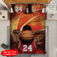 Thumbnail for Custom Quilt Sets for Kids Teens Adult Basketball Player Personalized Quilt Bedding for Boy Men