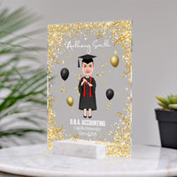 Thumbnail for Graduation Appreciation (Photo Inserted) Acrylic Plaque Personalized Custom Name Gift For Graduate Students, Daughter, Son