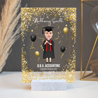Thumbnail for Graduation Appreciation (Photo Inserted) Acrylic Plaque Personalized Custom Name Gift For Graduate Students, Daughter, Son