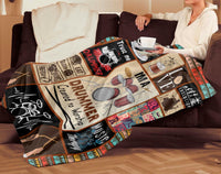 Thumbnail for Drummer Drums Player Fleece Sherpa Blanket