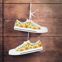 Thumbnail for Sunflower Style 02 Low Cut Canvas Shoes for Men Women 3D Prints Fashion Sneakers Custom Shoes