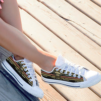Thumbnail for UFO Abduction Alien Believe Vintage Low Cut Canvas Shoes for Men Women 3D Prints Fashion Sneakers Custom Shoes