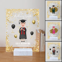 Thumbnail for Graduation Appreciation (Photo Inserted) Acrylic Plaque Personalized Custom Name Gift For Graduate Students, Daughter, Son