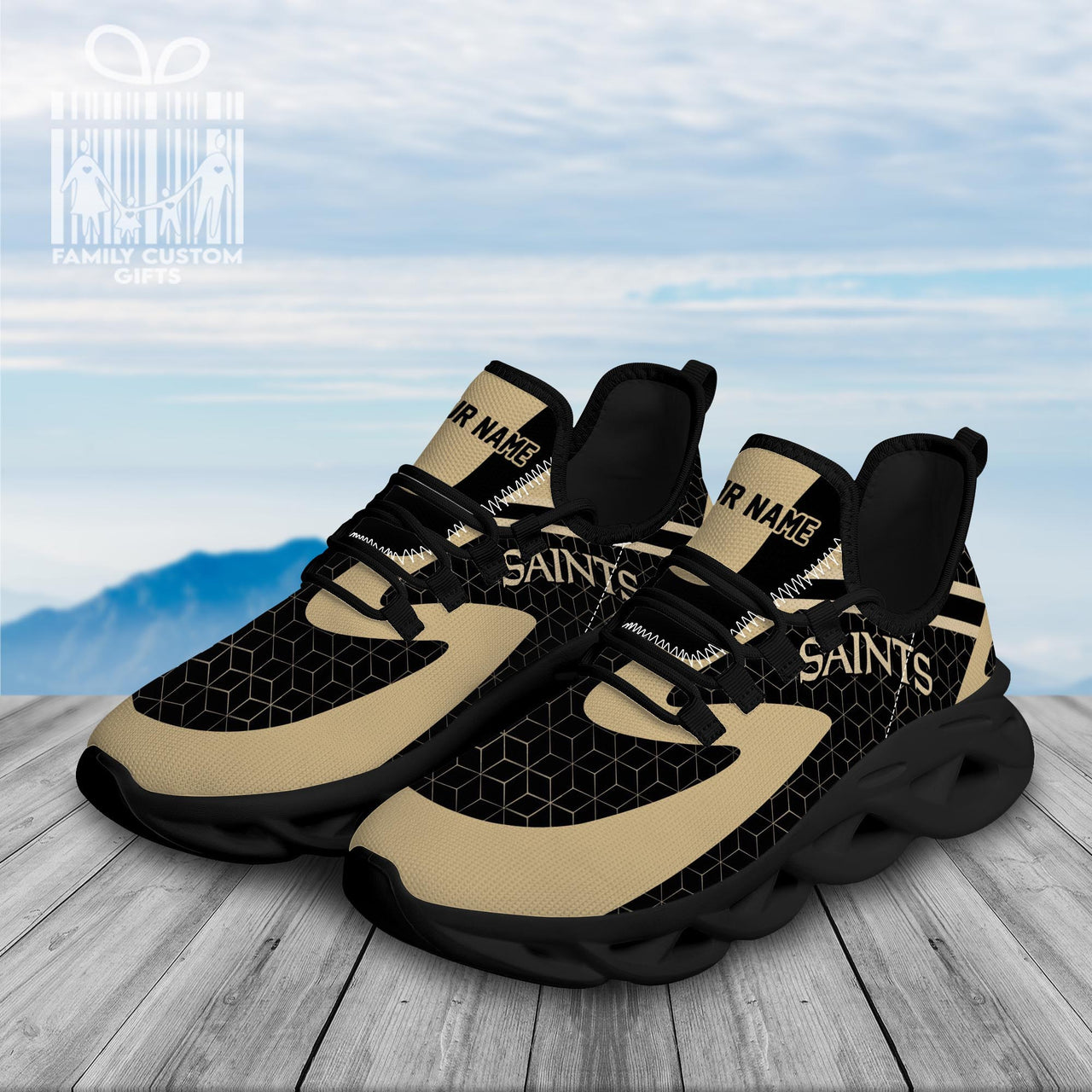 Custom sales saints shoes