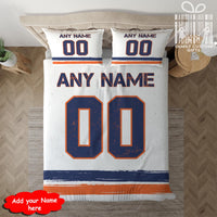 Thumbnail for Custom Quilt Sets New York Jersey Personalized Ice hockey Premium Quilt Bedding for Men Women