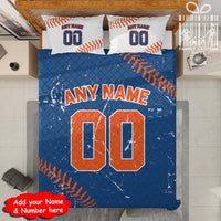 Thumbnail for Custom Quilt Sets New York Jersey Personalized Baseball Premium Quilt Bedding for Men Women