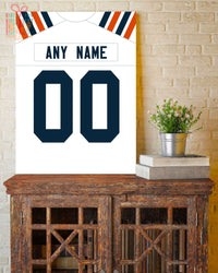 Thumbnail for Chicago Jersey Custom Canvas Print Wall Art for Boy Girl Men Women Football Personalized Canvas Art