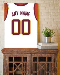 Thumbnail for Cleveland Jersey Custom Canvas Print Wall Art for Boy Girl Men Women Basketball Personalized Canvas Art