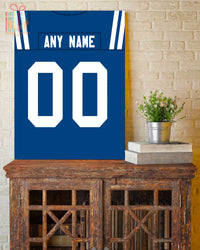 Thumbnail for Indianapolis Jersey Custom Canvas Print Wall Art for Boy Girl Men Women Football Personalized Canvas Art