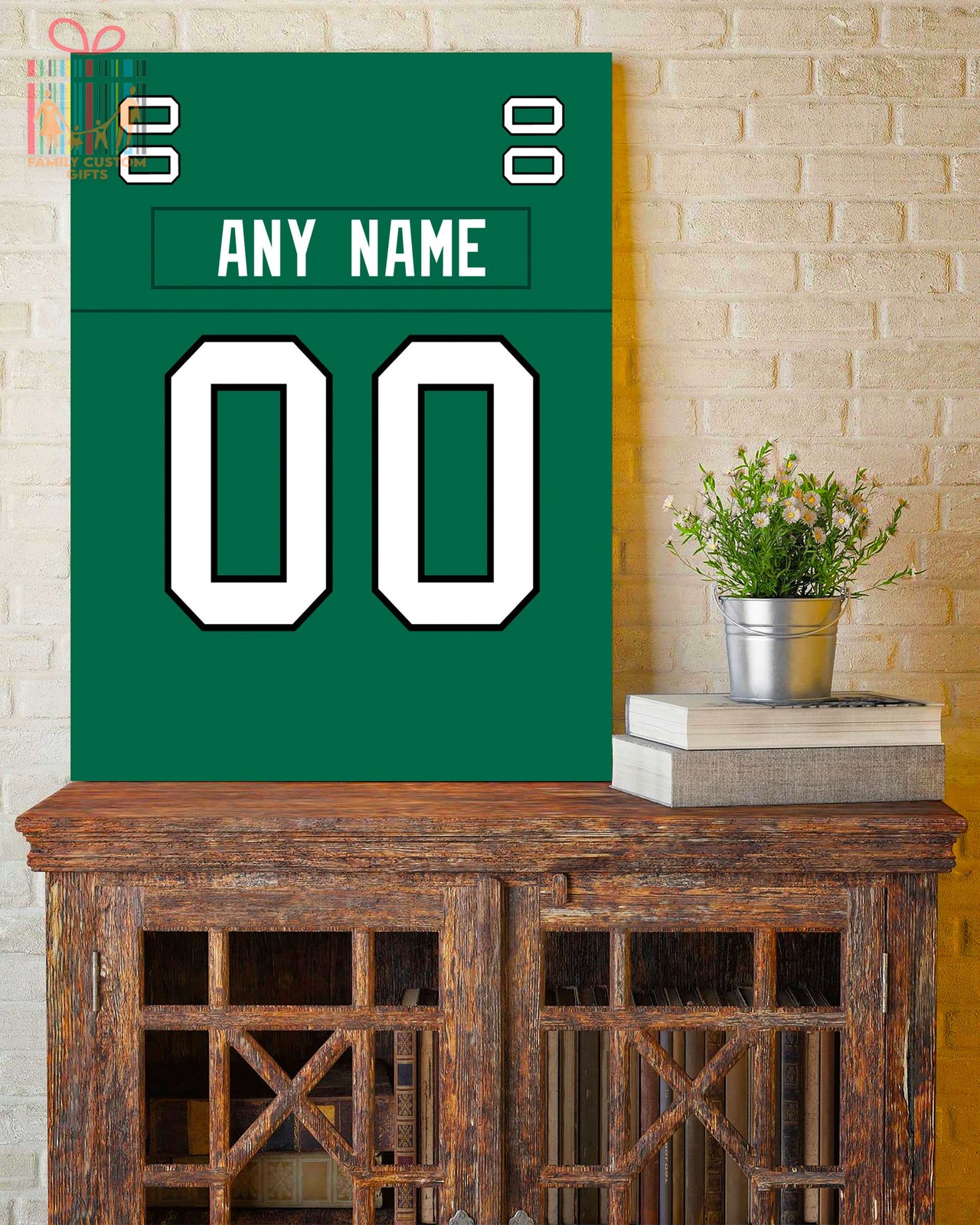 Philadelphia Jersey Custom Canvas Print Wall Art for Boy Girl Men Women Football Personalized Canvas Art