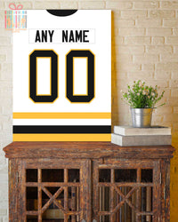 Thumbnail for Pittsburgh Jersey Custom Canvas Print Wall Art for Boy Girl Men Women Hockey Personalized Canvas Art