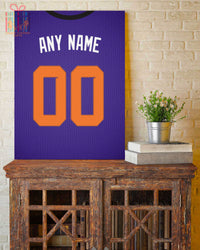 Thumbnail for Phoenix Jersey Custom Canvas Print Wall Art for Boy Girl Men Women Basketball Personalized Canvas Art