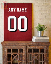 Thumbnail for San Francisco Jersey Custom Canvas Print Wall Art for Boy Girl Men Women Football Personalized Canvas Art
