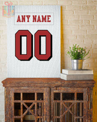 Thumbnail for San Francisco Jersey Custom Canvas Print Wall Art for Boy Girl Men Women Football Personalized Canvas Art