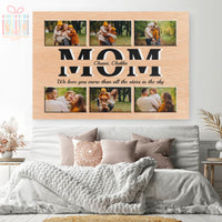 Thumbnail for Personalized Mom Gift, Custom Photo Quote Print for Mom, Mothers Day Canvas Print, Mom Thank you Gift, Custom Wall Print