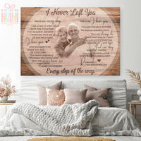 Thumbnail for Custom Canvas Print Wall Art I Never Left You - Personalized Photo Memorial Canvas - Gift for Her & Him