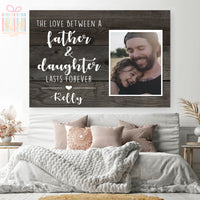 Thumbnail for Custom Photo Father's Day Gifts Canvas Print Wall Art for Dad - Personalized To My Dad Wall Art - Gift for Dad