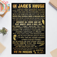 Thumbnail for Custom Jigsaw Puzzle for Kids Adults Horror Movies in This House We Love Family Personalized Puzzle