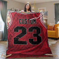 Thumbnail for Custom Premium Quilt Blanket Chicago Jersey Basketball Personalized Quilt Gifts for Her & Him