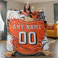 Thumbnail for Custom Premium Quilt Blanket Cincinnati Jersey American Football Personalized Quilt Gifts for Her & Him