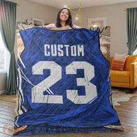 Thumbnail for Custom Premium Quilt Blanket North Carolina Jersey Basketball Personalized Quilt Gifts for Her & Him