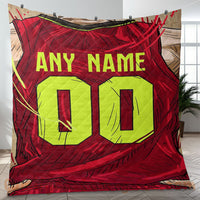 Thumbnail for Custom Premium Quilt Blanket Atlanta Jersey Basketball Personalized Quilt Gifts for Her & Him