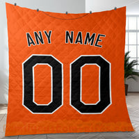 Thumbnail for Custom Premium Quilt Blanket Baltimore Jersey Baseball  Personalized Quilt Gifts for Her & Him