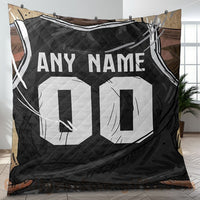 Thumbnail for Custom Premium Quilt Blanket Brooklyn Jersey Basketball Personalized Quilt Gifts for Her & Him