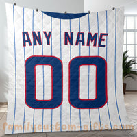 Thumbnail for Custom Premium Quilt Blanket Chicago Jersey Baseball Personalized Quilt Gifts for Her & Him