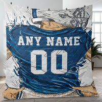 Thumbnail for Custom Premium Quilt Blanket Indianapolis Jersey American Football Personalized Quilt Gifts for Her & Him