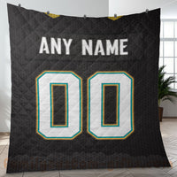 Thumbnail for Custom Premium Quilt Blanket Jacksonville Jersey American Football Personalized Quilt Gifts for Her & Him