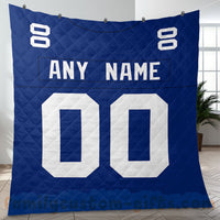 Thumbnail for Custom Premium Quilt Blanket New York Jersey American Football Personalized Quilt Gifts for Her & Him