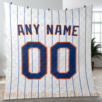 Thumbnail for Custom Premium Quilt Blanket New York Jersey Baseball Personalized Quilt Gifts for Her & Him