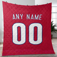 Thumbnail for Custom Premium Quilt Blanket Philadelphia Jersey Baseball Personalized Quilt Gifts for Her & Him