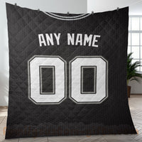 Thumbnail for Custom Premium Quilt Blanket San Antonio Jersey Basketball Personalized Quilt Gifts for Her & Him