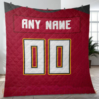 Thumbnail for Custom Premium Quilt Blanket Tampa Bay Jersey American Football Personalized Quilt Gifts for Her & Him