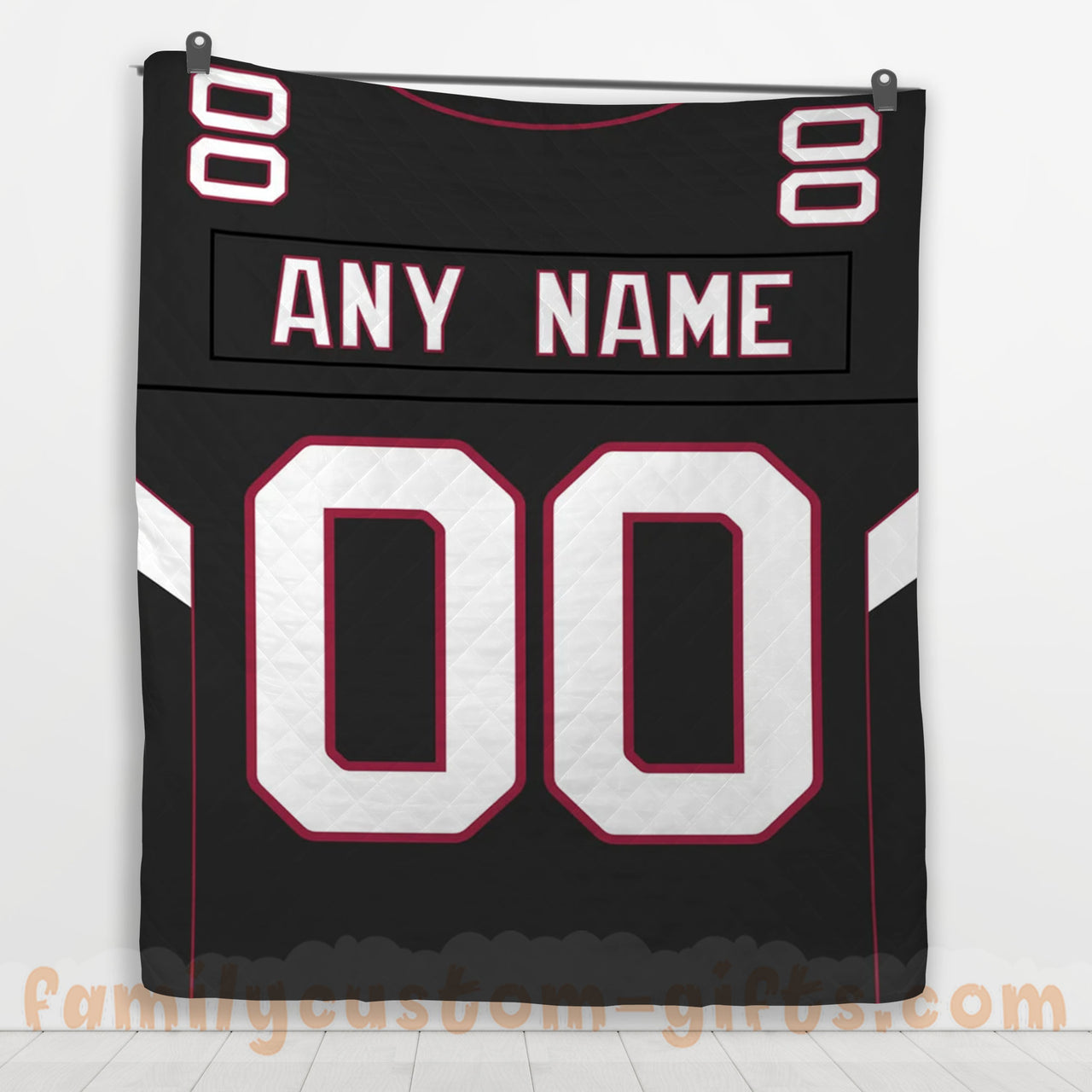 Custom Premium Quilt Blanket Arizona Jersey American Football Personalized Quilt Gifts for Her & Him