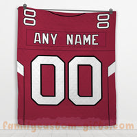 Thumbnail for Custom Premium Quilt Blanket Arizona Jersey American Football Personalized Quilt Gifts for Her & Him