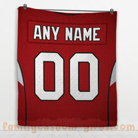 Thumbnail for Custom Premium Quilt Blanket Arizona Jersey American Football Personalized Quilt Gifts for Her & Him