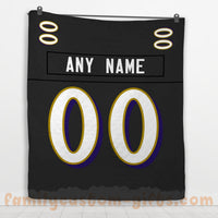 Thumbnail for Custom Premium Quilt Blanket Baltimore Jersey American Football Personalized Quilt Gifts for Her & Him