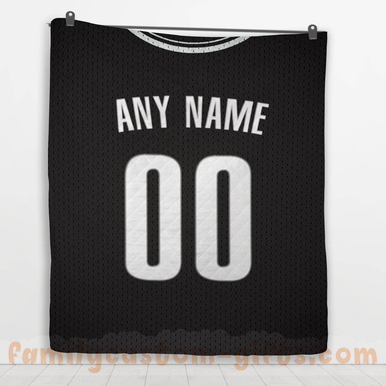 Custom Premium Quilt Blanket Brooklyn Jersey Basketball Personalized Quilt Gifts for Her & Him
