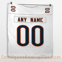 Thumbnail for Custom Premium Quilt Blanket Chicago Jersey American Football Personalized Quilt Gifts for Her & Him